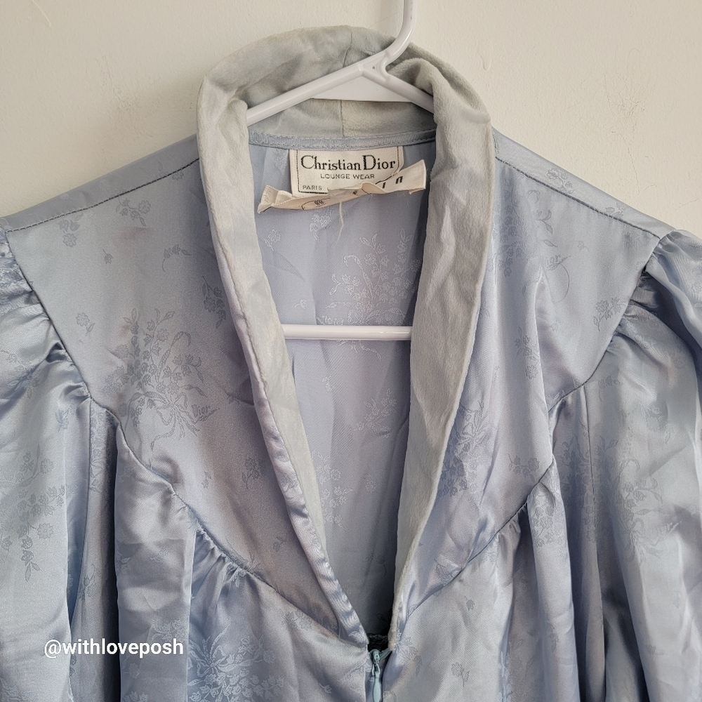 Christian DIOR vintage lounge wear house coat exclusive piece - Picture 4 of 11